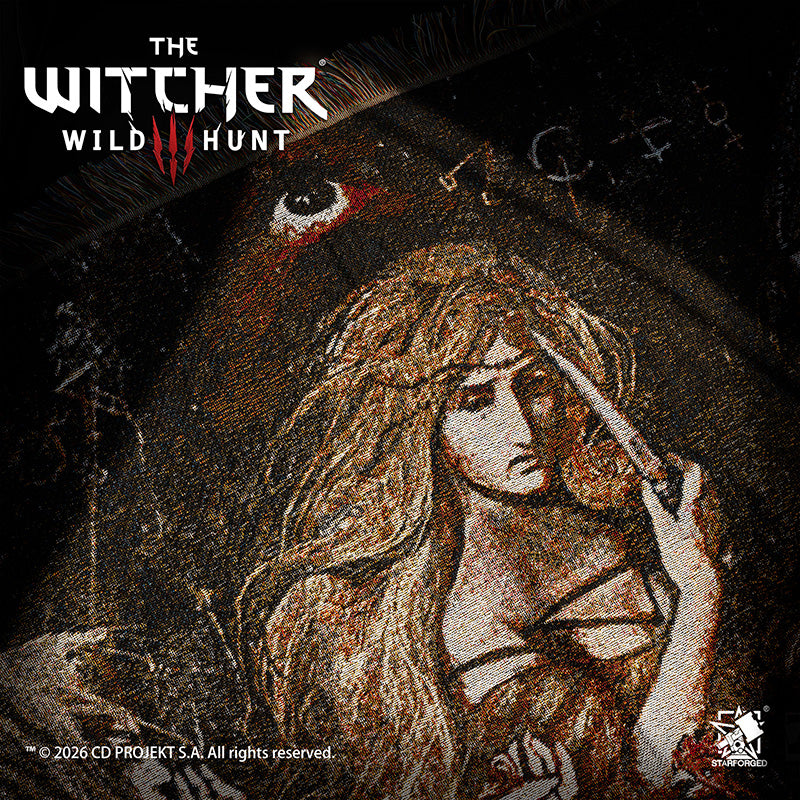 Starforged The Witcher 3: Wild Hunt Themed Blanket Ladies of The Wood Game Merchandise Officially Authorized