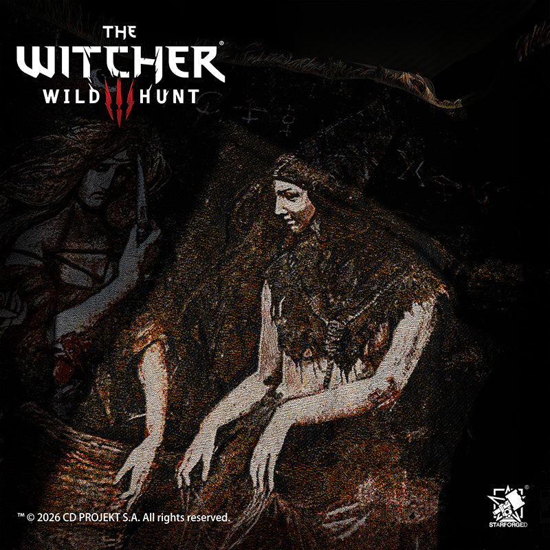 Starforged The Witcher 3: Wild Hunt Themed Blanket Ladies of The Wood Game Merchandise Officially Authorized