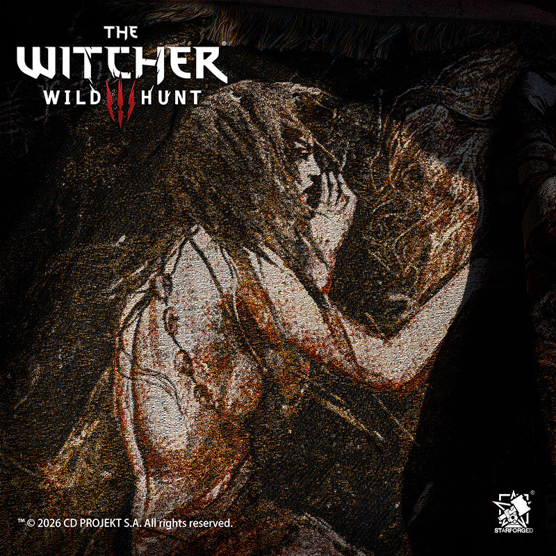 Starforged The Witcher 3: Wild Hunt Themed Blanket Ladies of The Wood Game Merchandise Officially Authorized