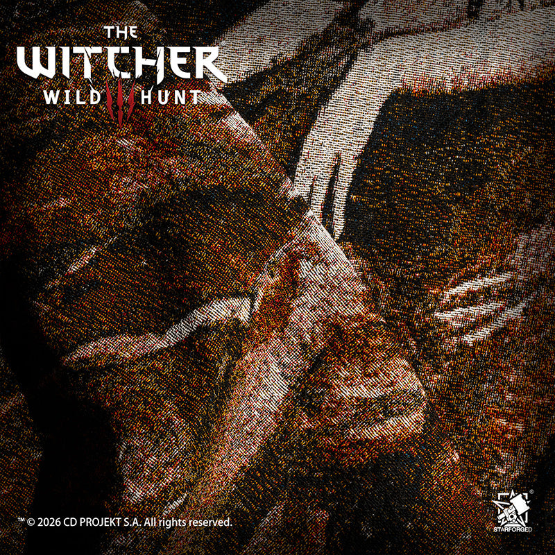 Starforged The Witcher 3: Wild Hunt Themed Blanket Ladies of The Wood Game Merchandise Officially Authorized