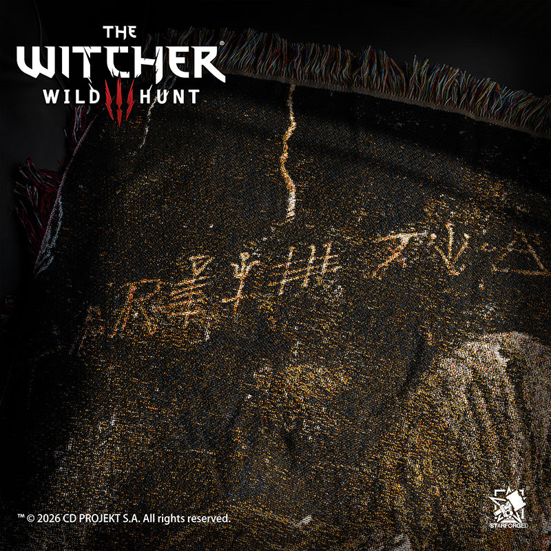 Starforged The Witcher 3: Wild Hunt Themed Blanket Ladies of The Wood Game Merchandise Officially Authorized