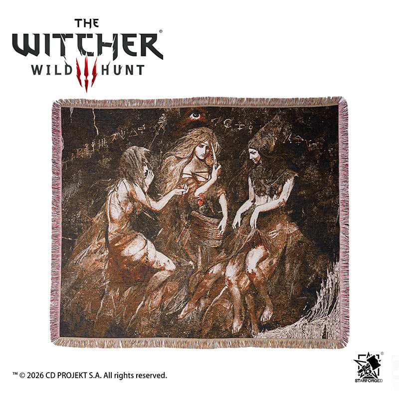 Starforged The Witcher 3: Wild Hunt Themed Blanket Ladies of The Wood Game Merchandise Officially Authorized