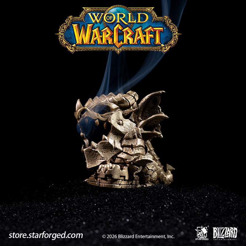 STARFORGED World of Warcraft Deathwing Censer Burner | Men's Fashion Accessories | Officially Authorized | WOW Gifts | “I am Deathwing, The Destroyer of Worlds, the End of All Things. I am unstoppable, irreversible. I am the Cataclysm.”  