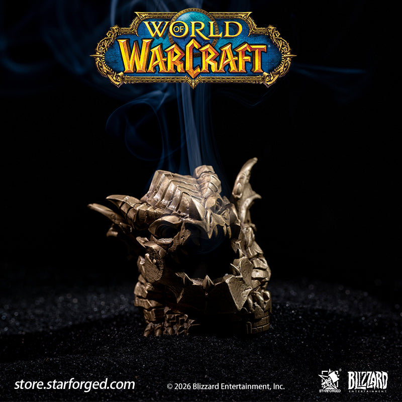 STARFORGED World of Warcraft Deathwing Censer Burner | Men's Fashion Accessories | Officially Authorized | WOW Gifts | “I am Deathwing, The Destroyer of Worlds, the End of All Things. I am unstoppable, irreversible. I am the Cataclysm.”  