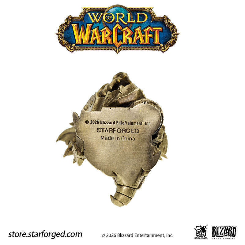 STARFORGED World of Warcraft Deathwing Censer Burner | Men's Fashion Accessories | Officially Authorized | WOW Gifts | “I am Deathwing, The Destroyer of Worlds, the End of All Things. I am unstoppable, irreversible. I am the Cataclysm.”  