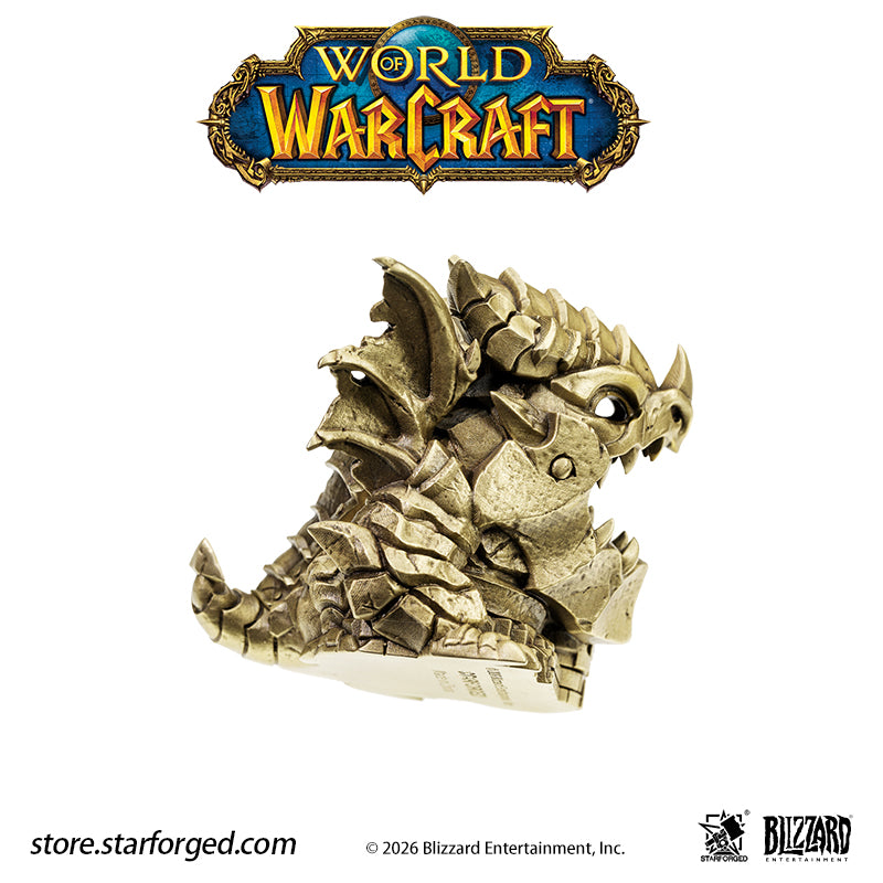 STARFORGED World of Warcraft Deathwing Censer Burner | Men's Fashion Accessories | Officially Authorized | WOW Gifts | “I am Deathwing, The Destroyer of Worlds, the End of All Things. I am unstoppable, irreversible. I am the Cataclysm.”  