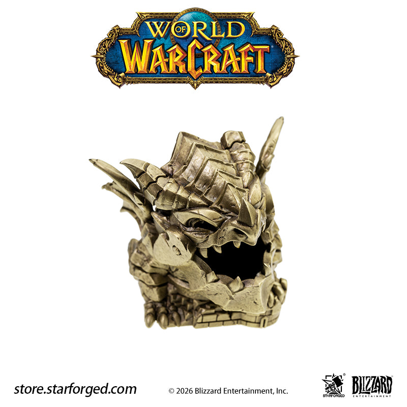 STARFORGED World of Warcraft Deathwing Censer Burner | Men's Fashion Accessories | Officially Authorized | WOW Gifts | “I am Deathwing, The Destroyer of Worlds, the End of All Things. I am unstoppable, irreversible. I am the Cataclysm.”  