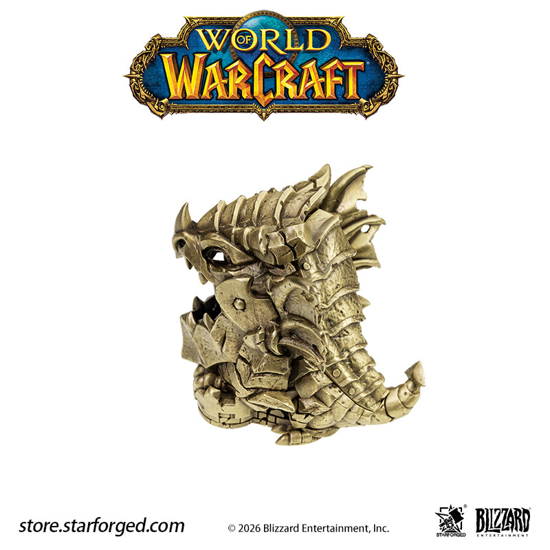 STARFORGED World of Warcraft Deathwing Censer Burner | Men's Fashion Accessories | Officially Authorized | WOW Gifts | “I am Deathwing, The Destroyer of Worlds, the End of All Things. I am unstoppable, irreversible. I am the Cataclysm.”  
