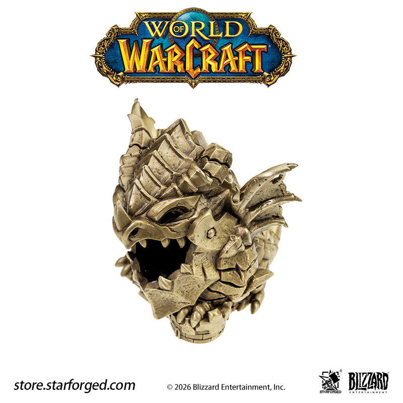 STARFORGED World of Warcraft Deathwing Censer Burner | Men's Fashion Accessories | Officially Authorized | WOW Gifts | “I am Deathwing, The Destroyer of Worlds, the End of All Things. I am unstoppable, irreversible. I am the Cataclysm.”  