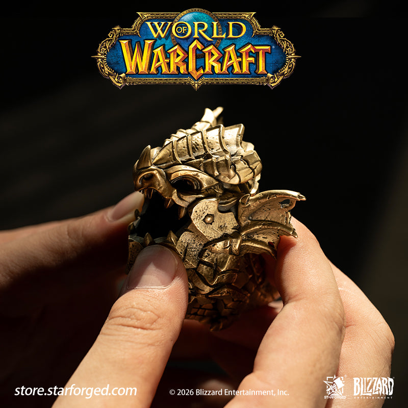 STARFORGED World of Warcraft Deathwing Censer Burner | Men's Fashion Accessories | Officially Authorized | WOW Gifts | “I am Deathwing, The Destroyer of Worlds, the End of All Things. I am unstoppable, irreversible. I am the Cataclysm.”  
