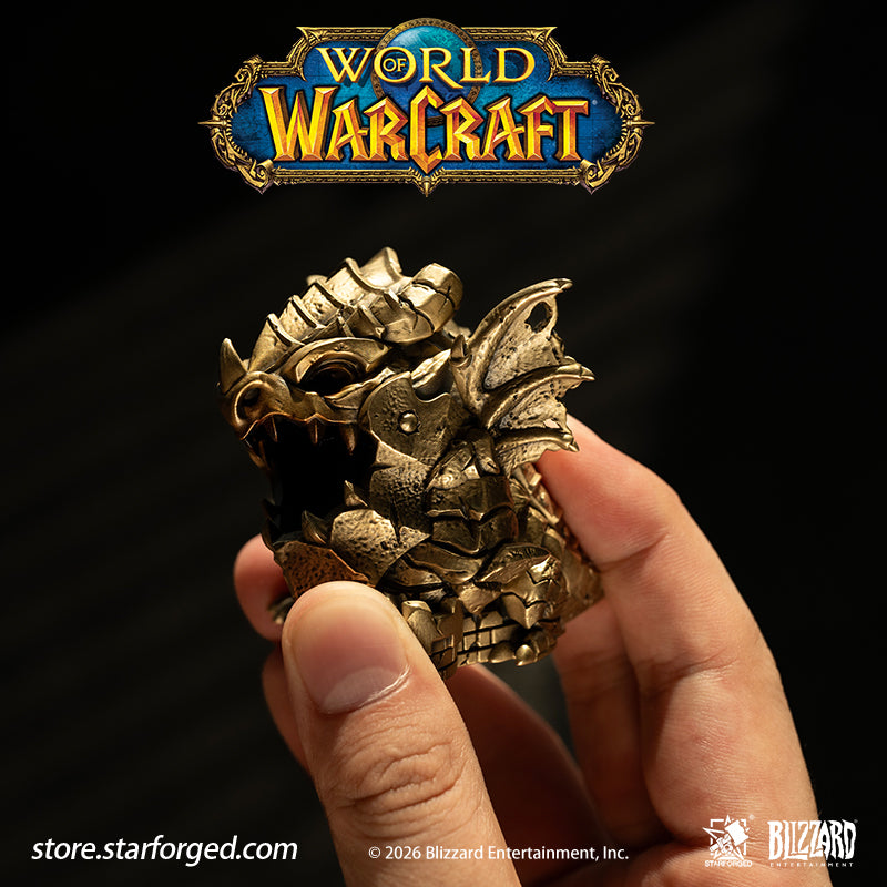 STARFORGED World of Warcraft Deathwing Censer Burner | Men's Fashion Accessories | Officially Authorized | WOW Gifts | “I am Deathwing, The Destroyer of Worlds, the End of All Things. I am unstoppable, irreversible. I am the Cataclysm.”  