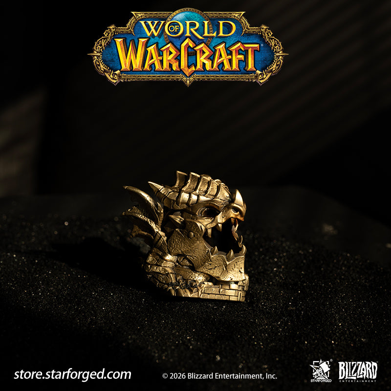 STARFORGED World of Warcraft Deathwing Censer Burner | Men's Fashion Accessories | Officially Authorized | WOW Gifts | “I am Deathwing, The Destroyer of Worlds, the End of All Things. I am unstoppable, irreversible. I am the Cataclysm.”  