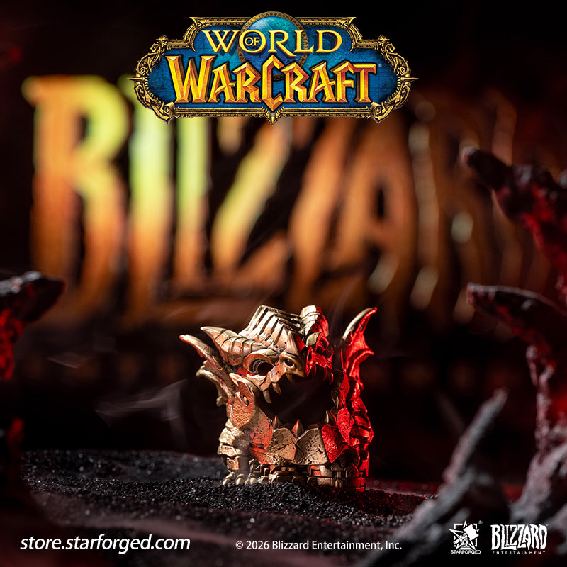 STARFORGED World of Warcraft Deathwing Censer Burner | Men's Fashion Accessories | Officially Authorized | WOW Gifts | “I am Deathwing, The Destroyer of Worlds, the End of All Things. I am unstoppable, irreversible. I am the Cataclysm.”  