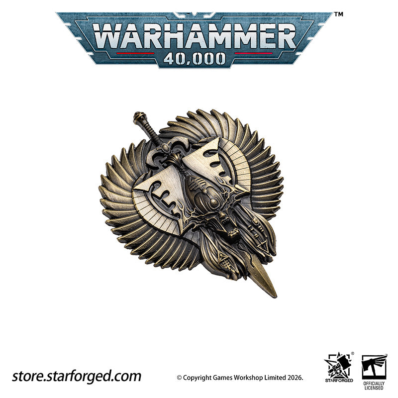 Starforged  Bloody Handed God  Khaine Pin Badge Aeldari Eldar Warhammer 40K Men's Accessories