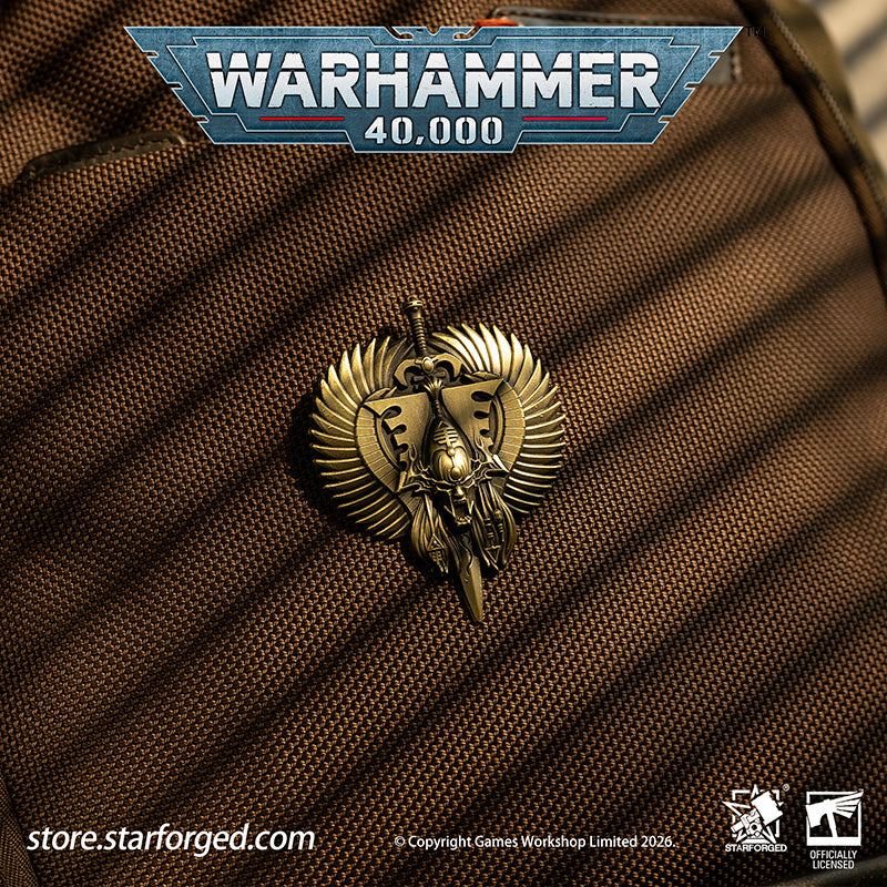 Starforged  Bloody Handed God  Khaine Pin Badge Aeldari Eldar Warhammer 40K Men's Accessories