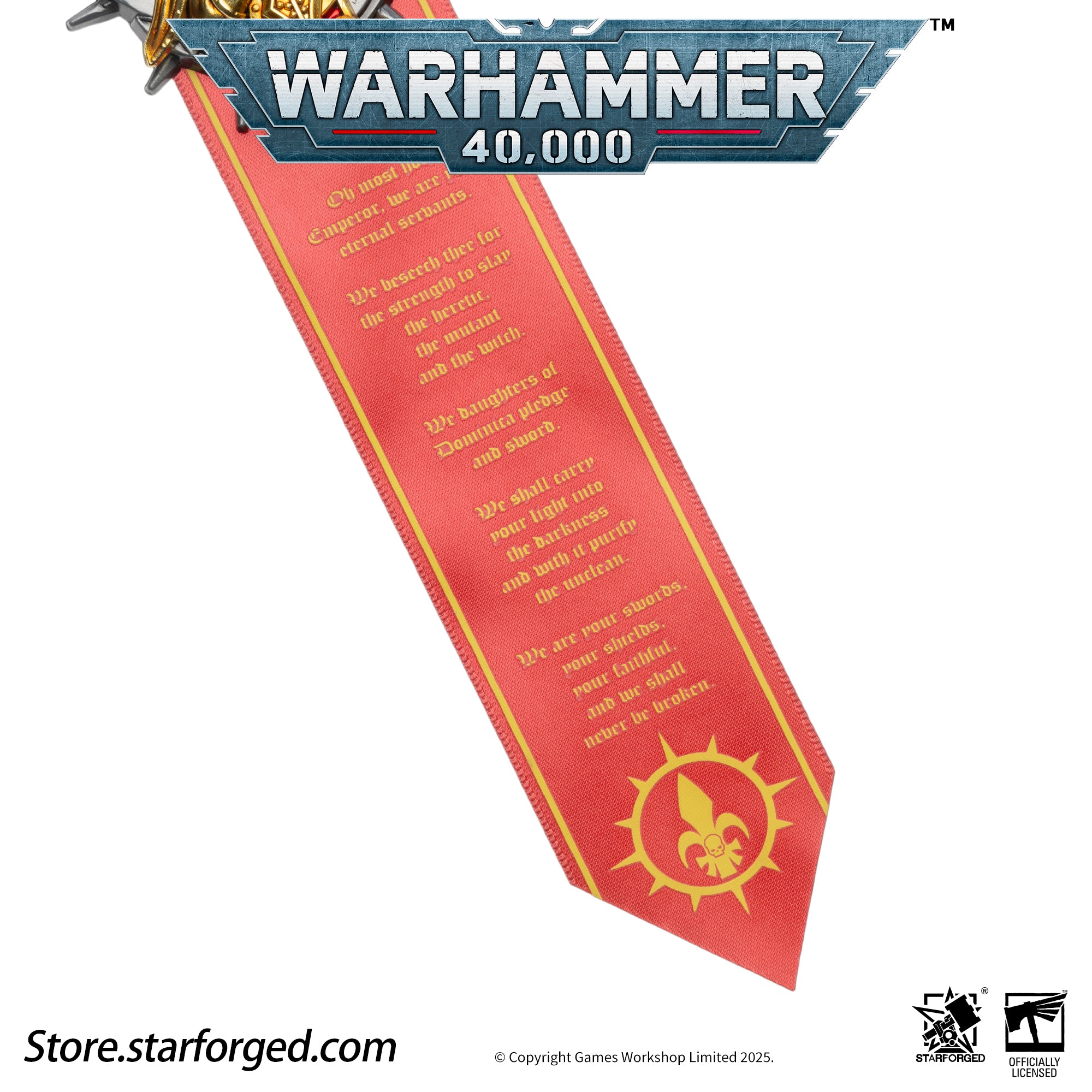 Starforged Warhammer 40K Adepta Sororitas Honour Badge of The Emperor's Rose Seal Badge