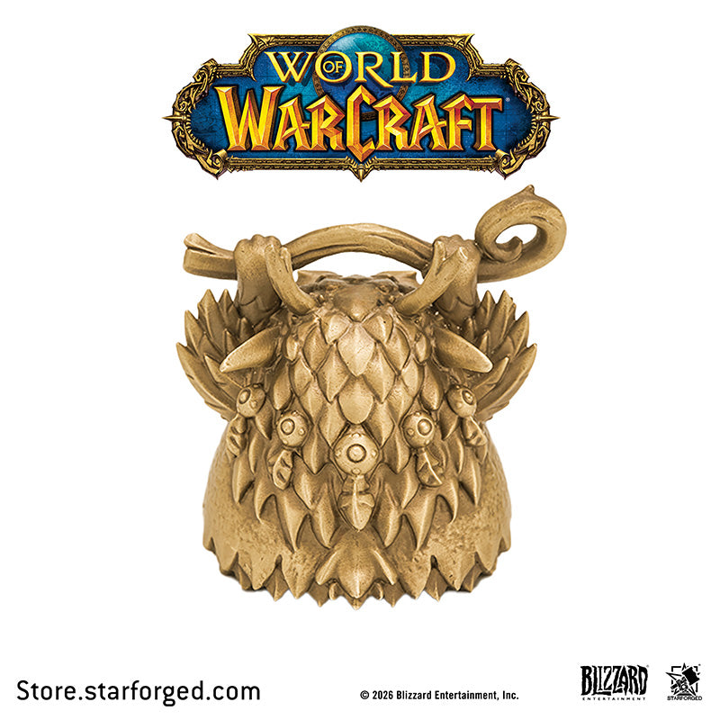 Starforged World of Warcraft Cute Moonkin Copper Bell Men's Fashion Jewelry Officially Authorized