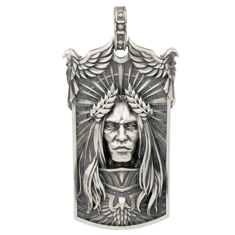 Starforged Imperator Magnifica Pendant Gold Sterling Silver Necklace Emperor of Mankind