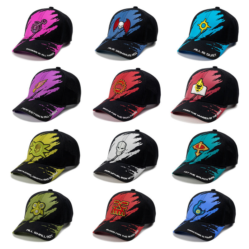 Starforged Warhammer 40K Chaos Faction Themed Hats Baseball Peaked Cap Other Since Starforged released its Warhammer-themed baseball caps, the product line has received unanimous praise from fans. Whether online or offline, these caps have become a popular and easily accepted everyday fashion accessory for most players. However, Chaos faction fans have long felt left out due to the lack of their favorite designs. This time, we're launching the first wave of Chaos-themed baseball caps to fulfill their long-a