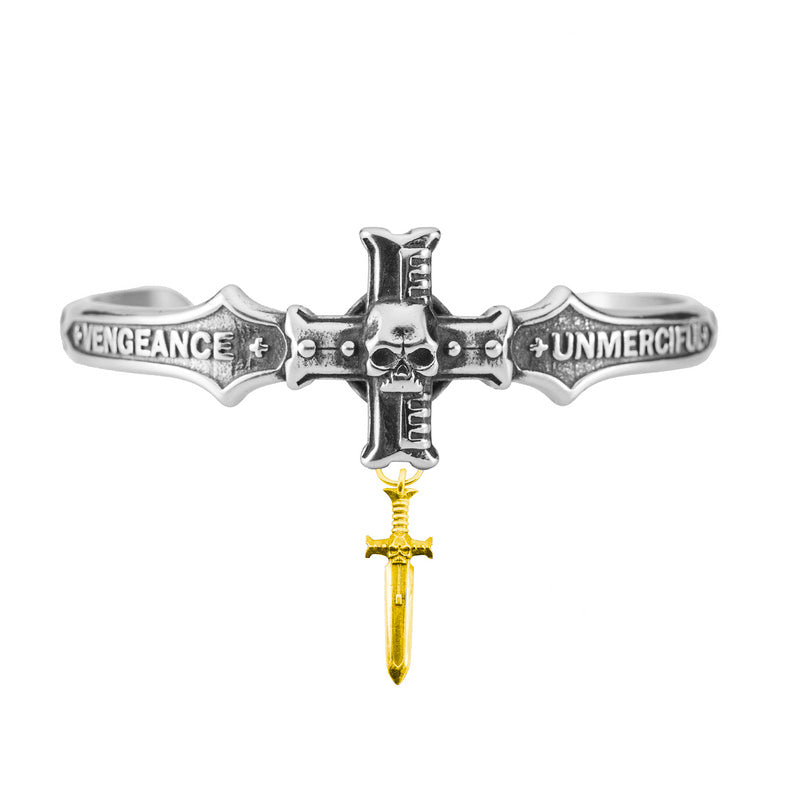 Starforged Warhammer 40K Black Templars Emperor's Champion Bracelet Men's Vintage Fashion Trends Wristband Other