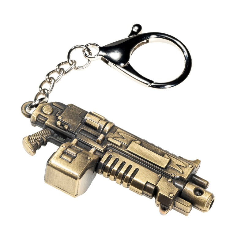 Large Gun Keychain Starforged Warhammer 40K Space Marines Boltgun Keychain Space Marine 2