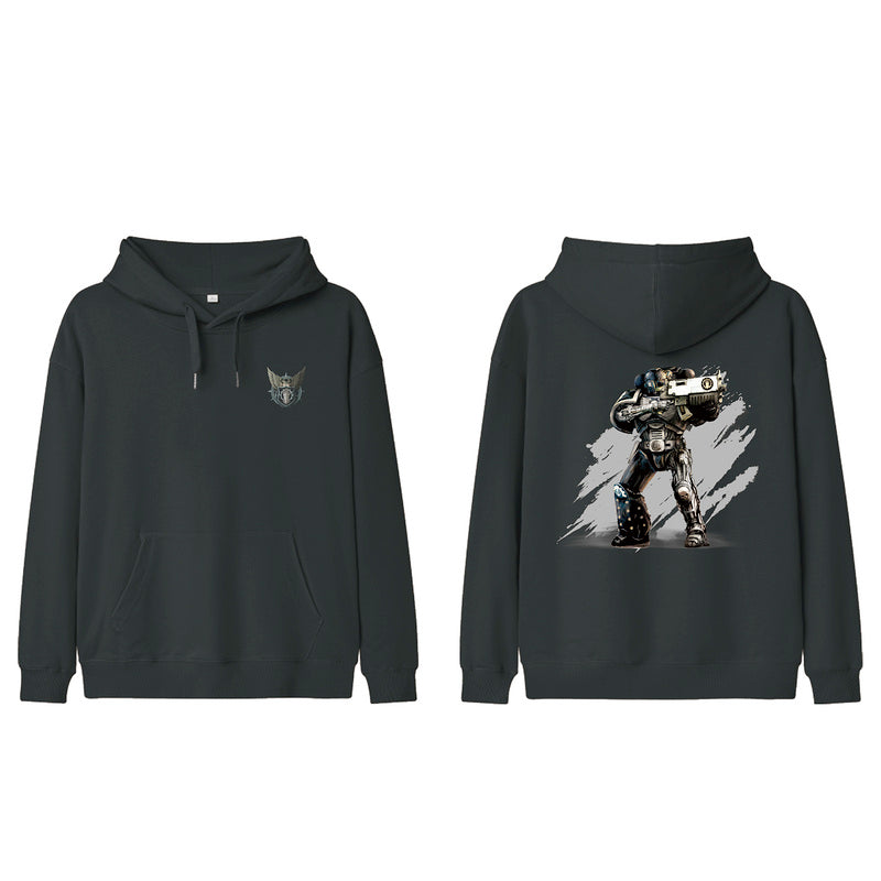 Starforged Warhammer 40K Honor Guard Series Themed Hoodie Space Marines 2 Men's Sweatshirts Other