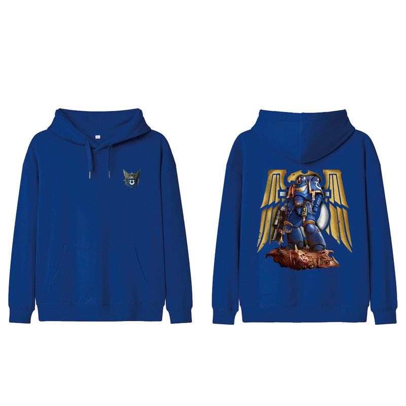 Starforged Warhammer 40K Honor Guard Series Themed Hoodie Space Marines 2 Men's Sweatshirts Other