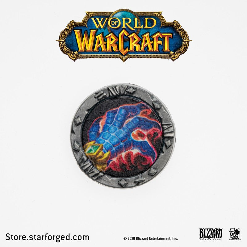 Starforged World of Warcraft Class Metal Badges Men's Fashion Jewelry Officially Authorized