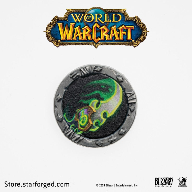 Starforged World of Warcraft Class Metal Badges Men's Fashion Jewelry Officially Authorized