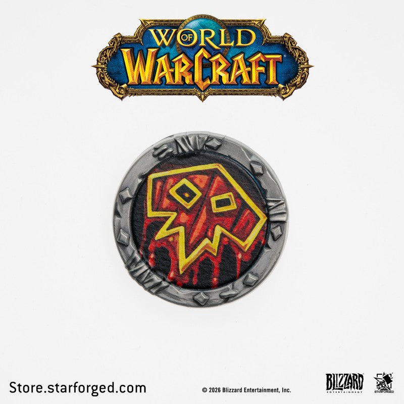 Starforged World of Warcraft Class Metal Badges Men's Fashion Jewelry Officially Authorized