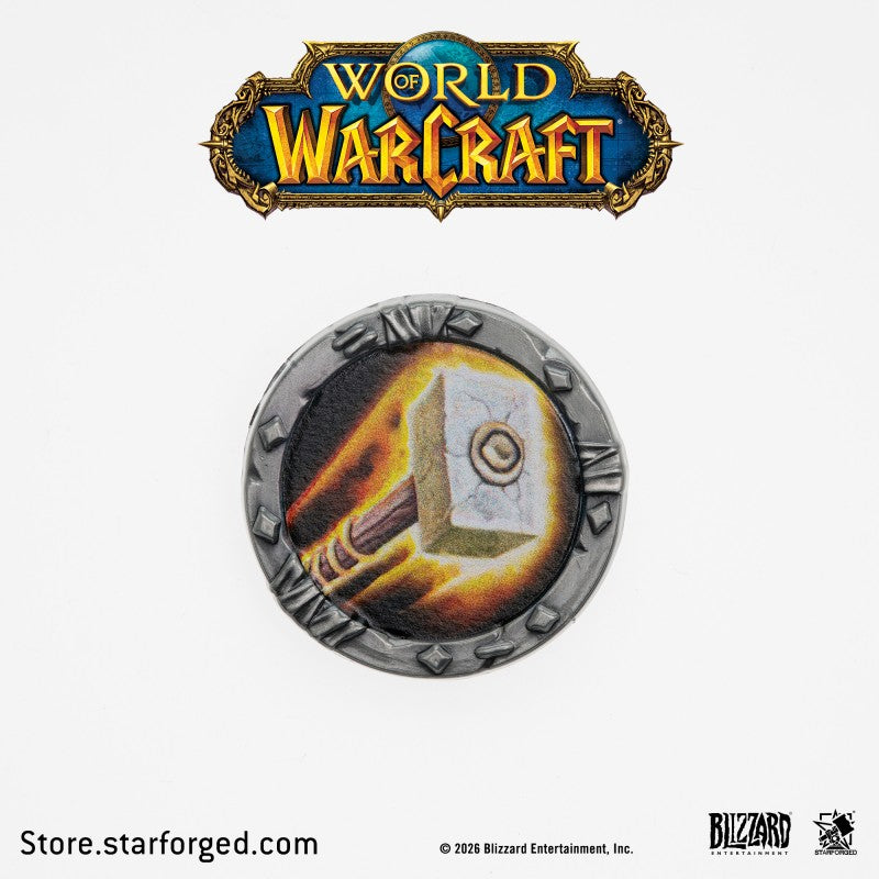 Starforged World of Warcraft Class Metal Badges Men's Fashion Jewelry Officially Authorized