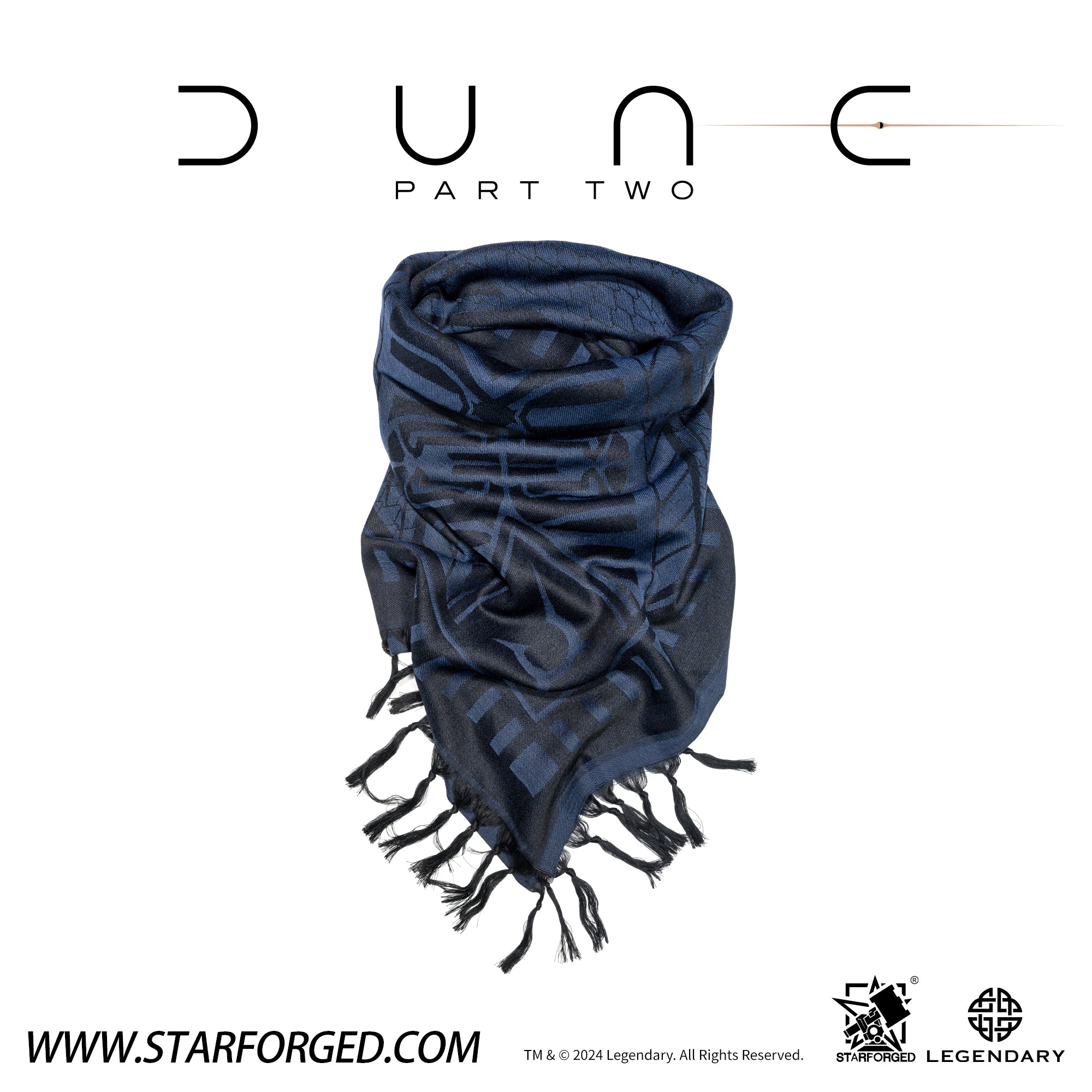 Starforged Dune II House Atreides & Harkonnen Tactical Square Scarf Clothing Accessories Genuine Authorized Other