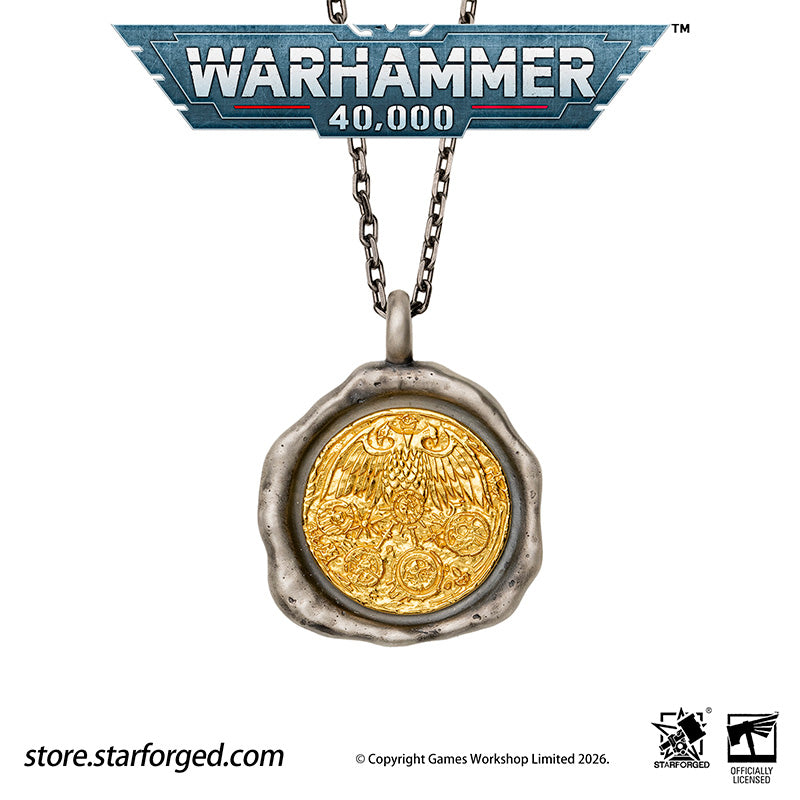 Starforged Warhammer 40K Inquisition Inquisitorial Ring Set & Inquisitorial Agent Pendant | Collectible Jewelry | Warhammer Gifts The Inquisition works in the shadows, investigating alien conspiracies, corruption and heresy to defend Humanity and the Imperium.