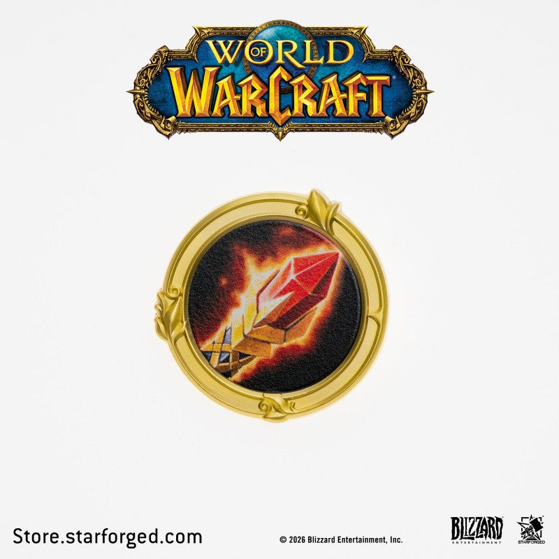 Starforged World of Warcraft Class Metal Badges Men's Fashion Jewelry Officially Authorized