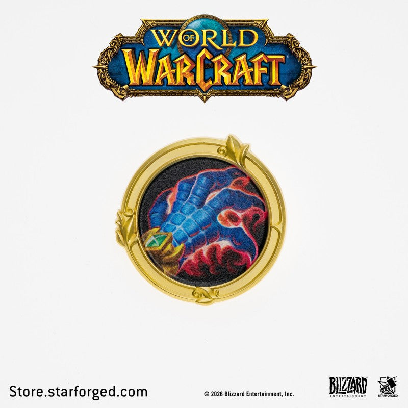 Starforged World of Warcraft Class Metal Badges Men's Fashion Jewelry Officially Authorized