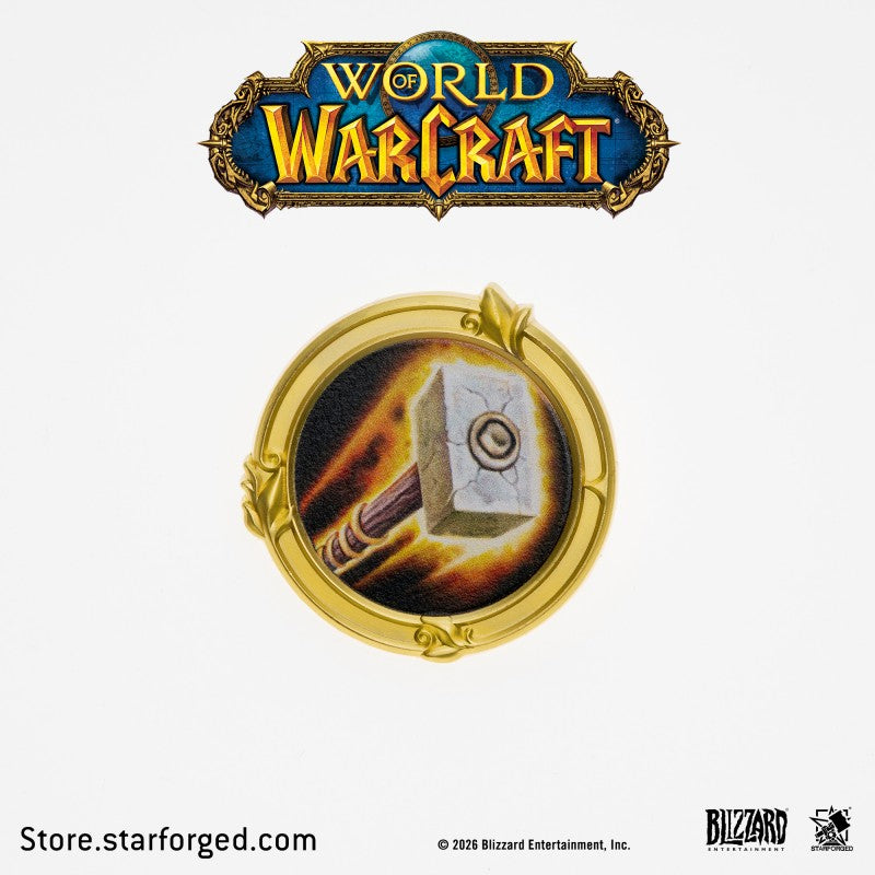 Starforged World of Warcraft Class Metal Badges Men's Fashion Jewelry Officially Authorized