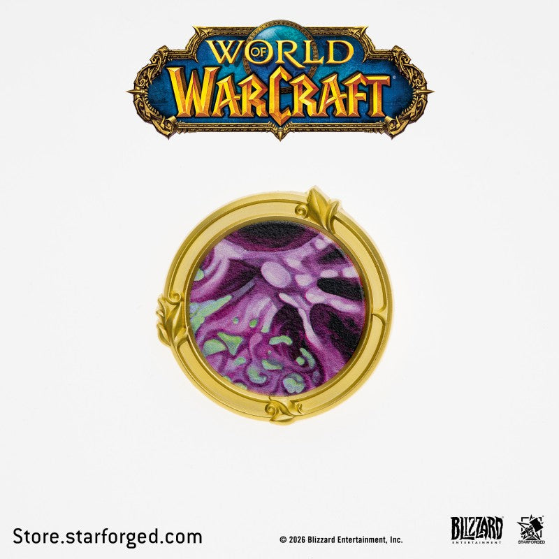 Starforged World of Warcraft Class Metal Badges Men's Fashion Jewelry Officially Authorized