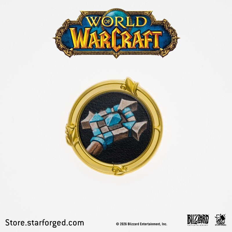 Starforged World of Warcraft Class Metal Badges Men's Fashion Jewelry Officially Authorized