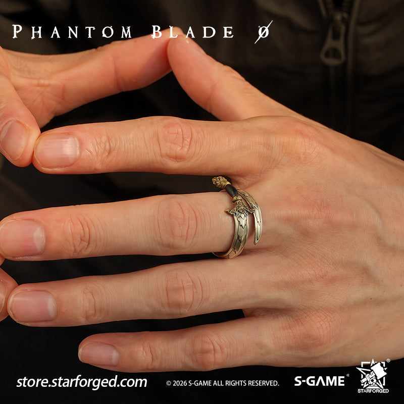 STARFORGED Phantom Blade Zero Ring of Soft Snake Sword | Official Licensed Game Merchandise Collectible Gift — Product detail or display scene with Phantom Blade Zero branding