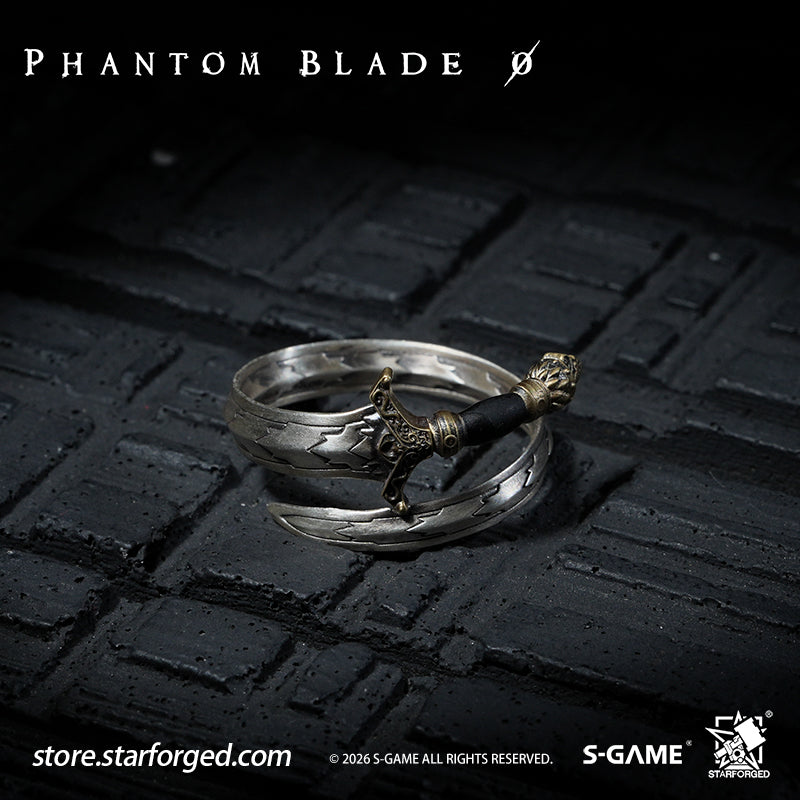 STARFORGED Phantom Blade Zero Ring of Soft Snake Sword | Official Licensed Game Merchandise Collectible Gift — Product detail or display scene with Phantom Blade Zero branding