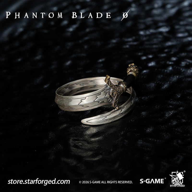 STARFORGED Phantom Blade Zero Ring of Soft Snake Sword | Official Licensed Game Merchandise Collectible Gift — Product detail or display scene with Phantom Blade Zero branding