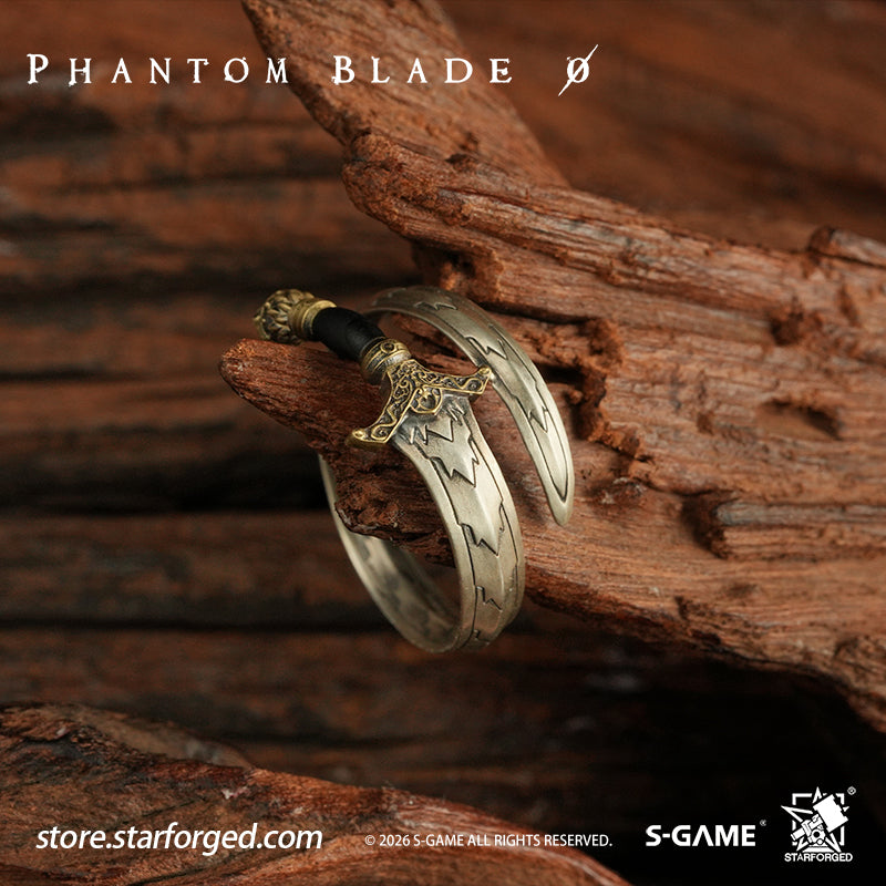 STARFORGED Phantom Blade Zero Ring of Soft Snake Sword | Official Licensed Game Merchandise Collectible Gift — Product detail or display scene with Phantom Blade Zero branding