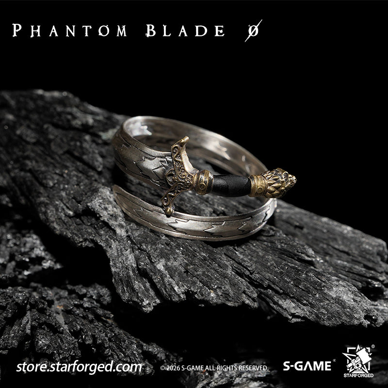 STARFORGED Phantom Blade Zero Ring of Soft Snake Sword | Official Licensed Game Merchandise Collectible Gift — Product detail or display scene with Phantom Blade Zero branding