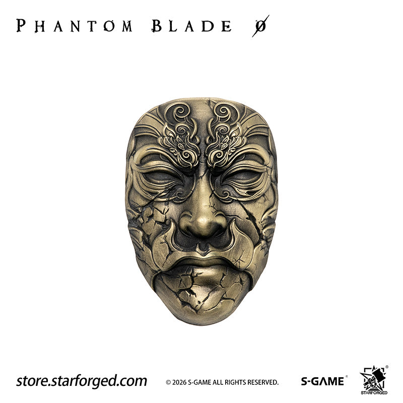 STARFORGED Phantom Blade Zero Mó Yuan's Mask Magnet | Official Licensed Game Merchandise Collectible Gift — Product detail or display scene with Phantom Blade Zero branding