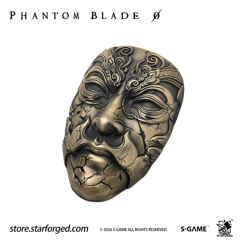 STARFORGED Phantom Blade Zero Mó Yuan's Mask Magnet | Official Licensed Game Merchandise Collectible Gift — Product detail or display scene with Phantom Blade Zero branding