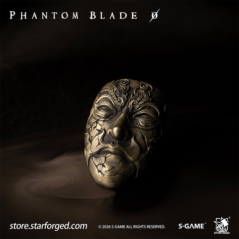 STARFORGED Phantom Blade Zero Mó Yuan's Mask Magnet | Official Licensed Game Merchandise Collectible Gift — Product detail or display scene with Phantom Blade Zero branding