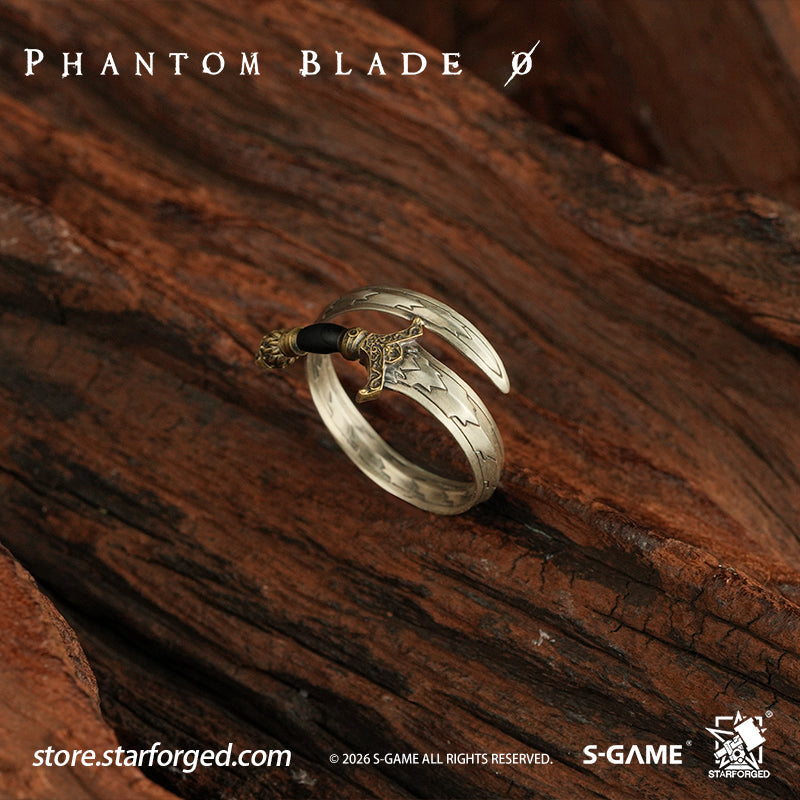 STARFORGED Phantom Blade Zero Ring of Soft Snake Sword | Official Licensed Game Merchandise Collectible Gift — Product detail or display scene with Phantom Blade Zero branding