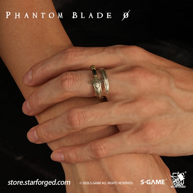 STARFORGED Phantom Blade Zero Ring of Soft Snake Sword | Official Licensed Game Merchandise Collectible Gift — Product detail or display scene with Phantom Blade Zero branding