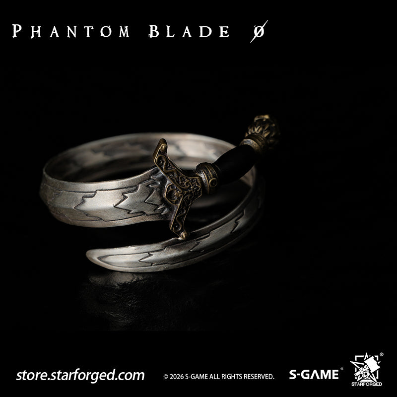 STARFORGED Phantom Blade Zero Ring of Soft Snake Sword | Official Licensed Game Merchandise Collectible Gift — Product detail or display scene with Phantom Blade Zero branding