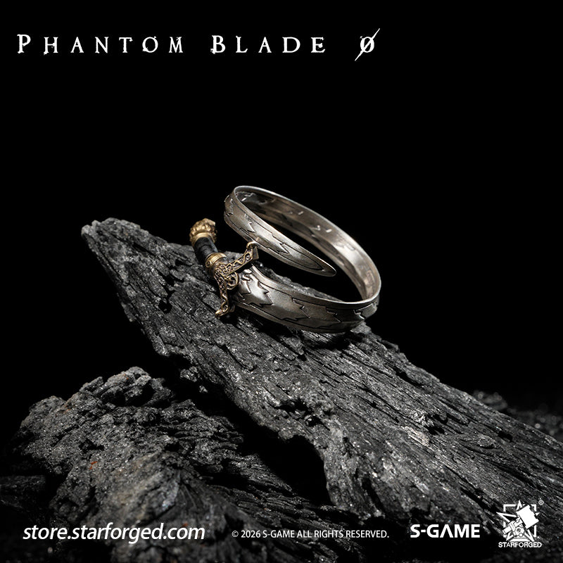 STARFORGED Phantom Blade Zero Ring of Soft Snake Sword | Official Licensed Game Merchandise Collectible Gift — Product detail or display scene with Phantom Blade Zero branding